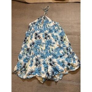 Roxy Body Suit Womens Medium M Top Blue Roper Sleeveless Tie Back NEw with Tag